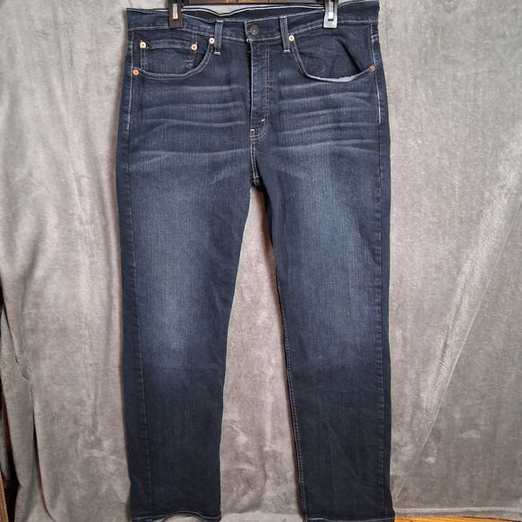 Levis 559 Relaxed Straight Fit Jeans Sz 34x34 Dark Wash - Picture 1 of 6